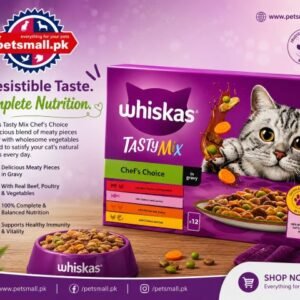 Whiskas 1+ Tasty Mix Chefs Choice In Gravy