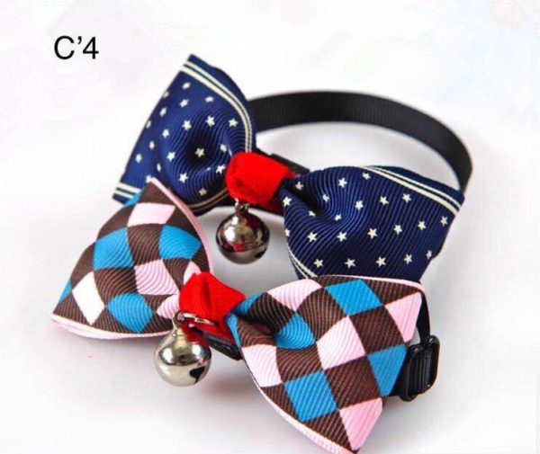 Cat Bow Collar with Bell