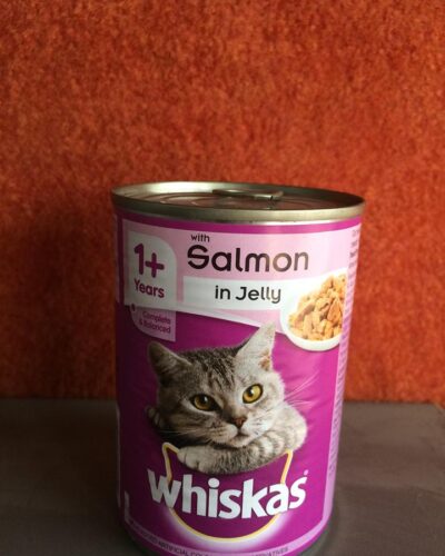 Whiskas Jelly – 390 Grams-Salmon