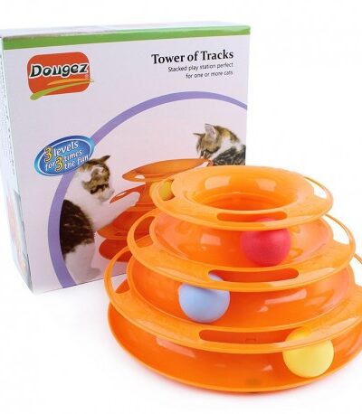 Tower of Tracks cat toy