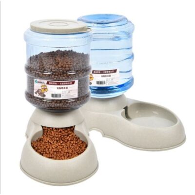 Automatic Pet Food & Water Dispenser Set