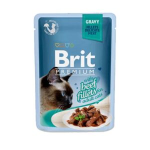 Brit Premium Jelly With Beef Fillets For Adult Cats