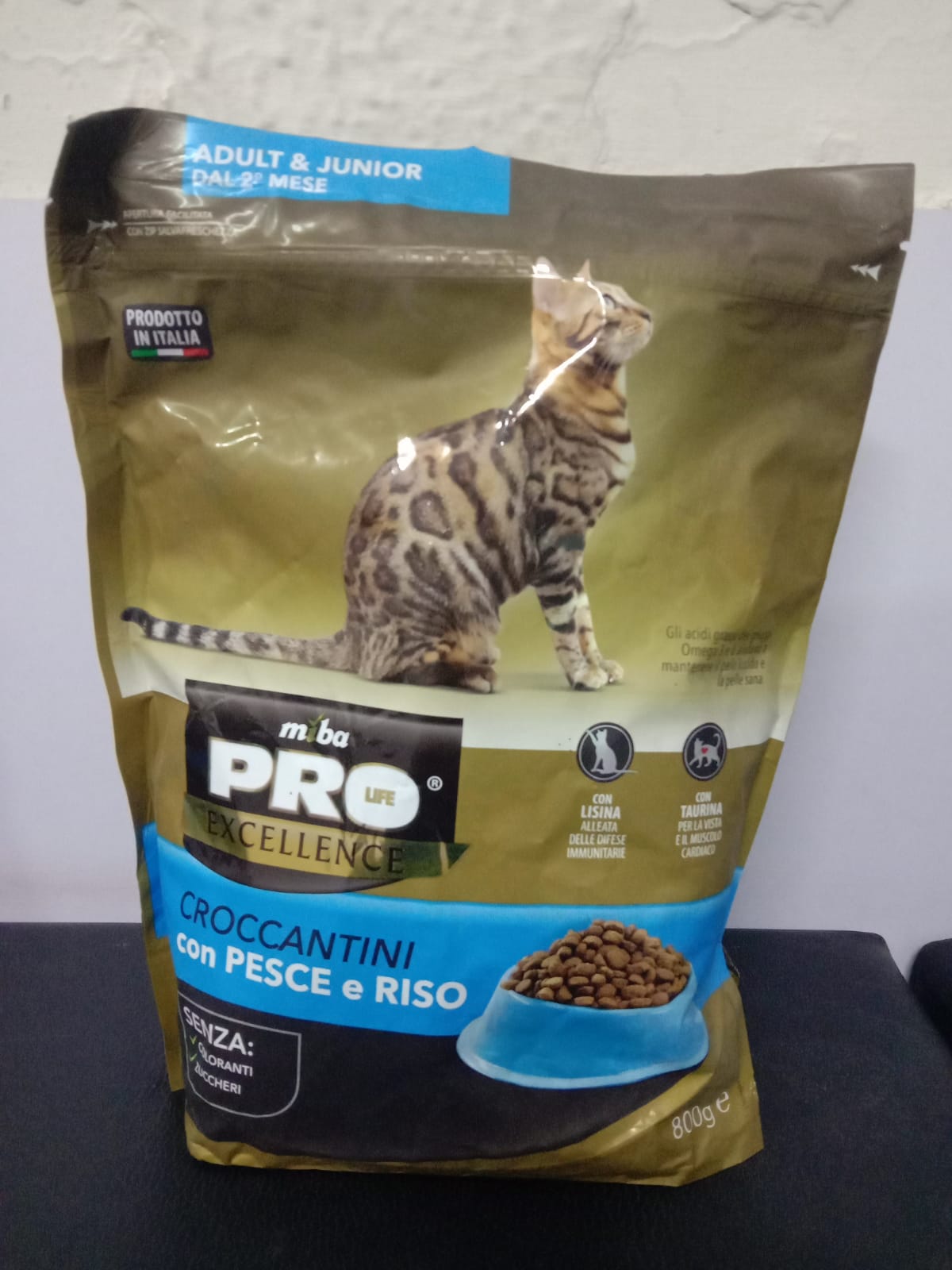 PRO LIFE EXCELLENCE CAT FOOD FISH RICE 800GRAM Petsmall.pk