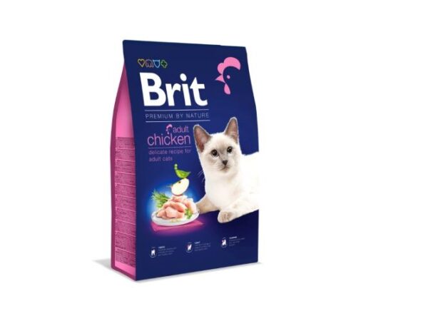 Brit Premium Adult Cat Food-Chicken (1.5kg)