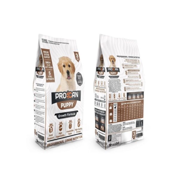 Procan Pupy Dog Food 3kg(Growth Formula)