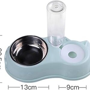 Paws Cat Food Bowl And Water Dispenser