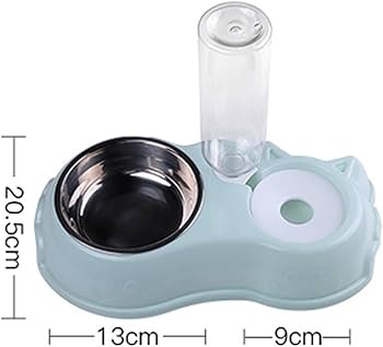 Paws Cat Food Bowl And Water Dispenser