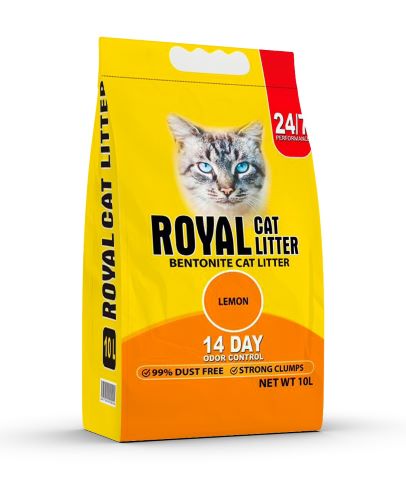 Royal Bentonite Cat Litter-Lemon