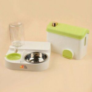 House Design Cat Food Bowl And Water Dispenser