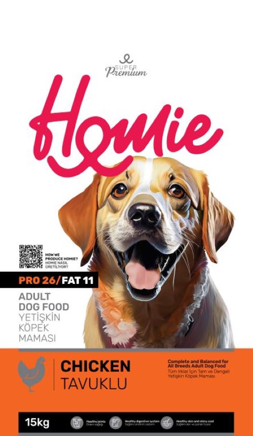 Homie Super Premium Dog Food - Chicken (15kg)