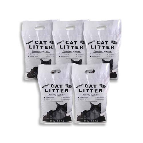 5 Packs of Remu Clumping Litter