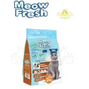 Meow Fresh Adult Dry Cat Food-Beef & Vegetable (2kg)