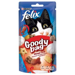 Felix Goody Bags Mixed Grill ( Beef, chicken & Salmon Flavour ) 60grams
