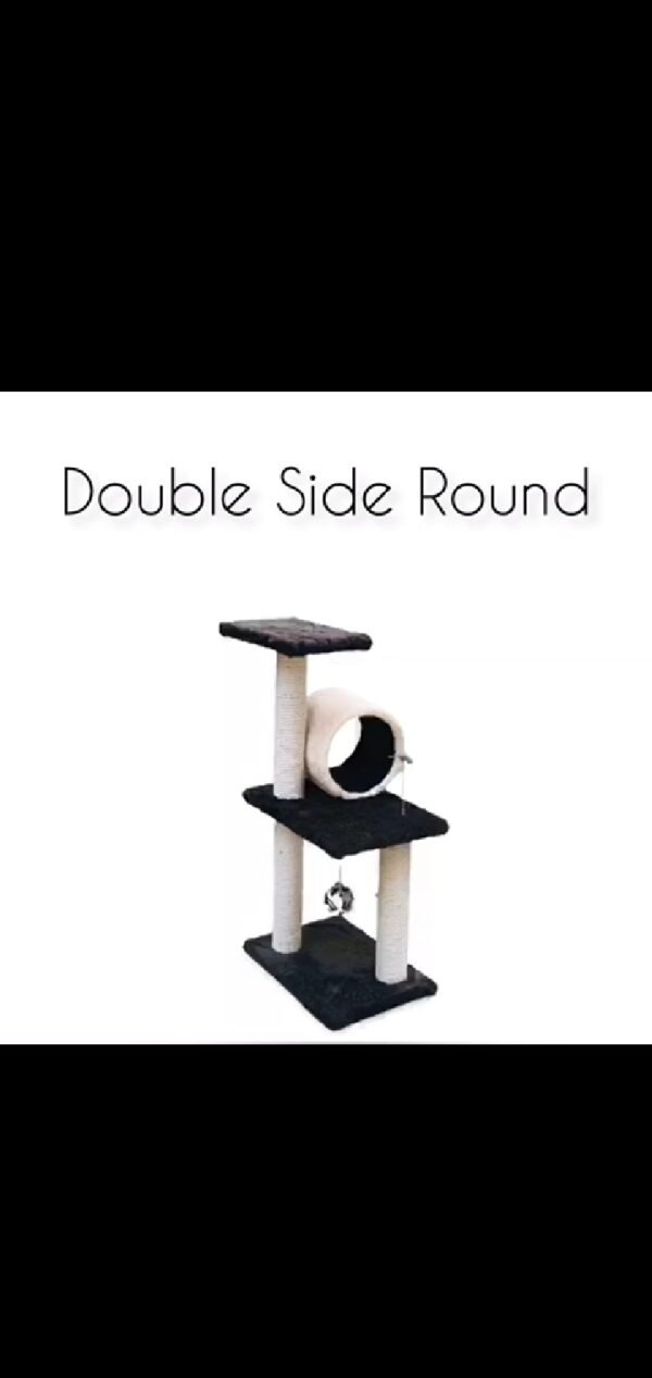 Double Side Round Shape Cat Scratch Post