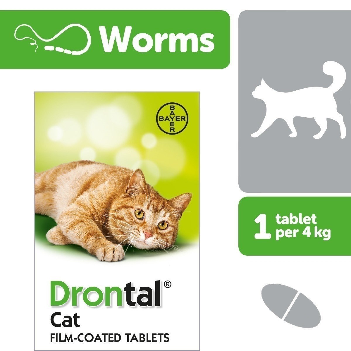 DRONTAL CAT DEWORMING TABLET