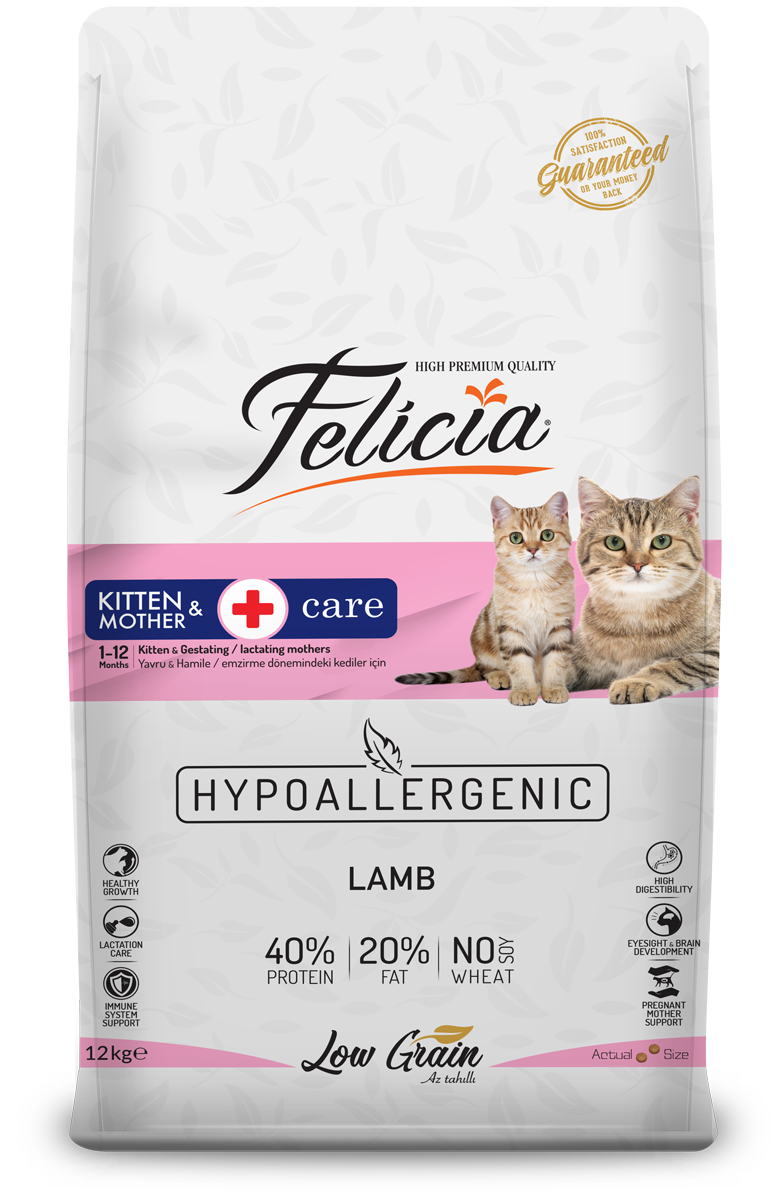 Felicia Kitten & Mother Care Lamb Hypoallergenic Food 500g