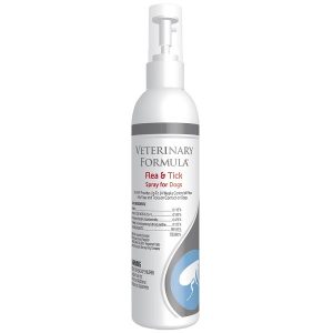 veterinary formula tick & flee spray for dogs 236ml