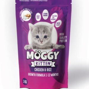 Moggy Kitten Chicken & Rice 2 Packs Box (1kg Each Pack)