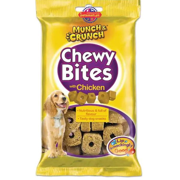 Munch & Crunch Chewy Bites With Chicken Dog Treats