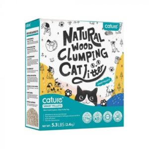 Natural Wood Clumping Cat Litter-Smart Pellets (2.4kg)