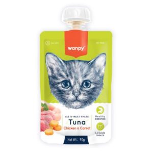 Wanpy Tasty Meat Paste-Tuna Chicken & Carrot (90g)