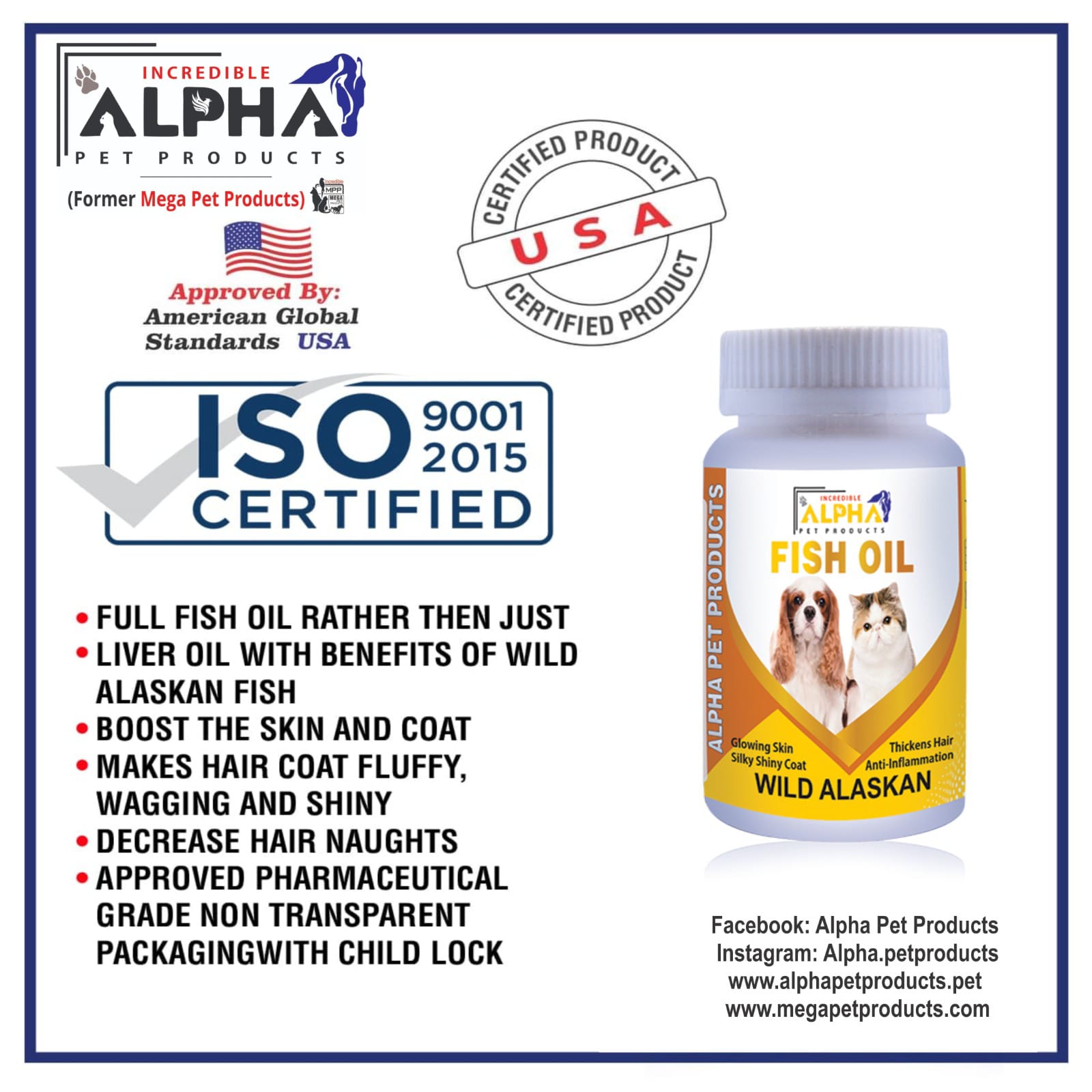 Alpha Fish Oil For Pets