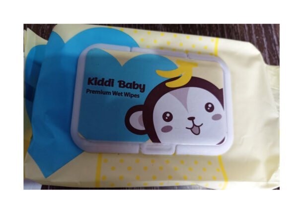 Premium Pet Wipes Kiddi Baby 60 Wipes