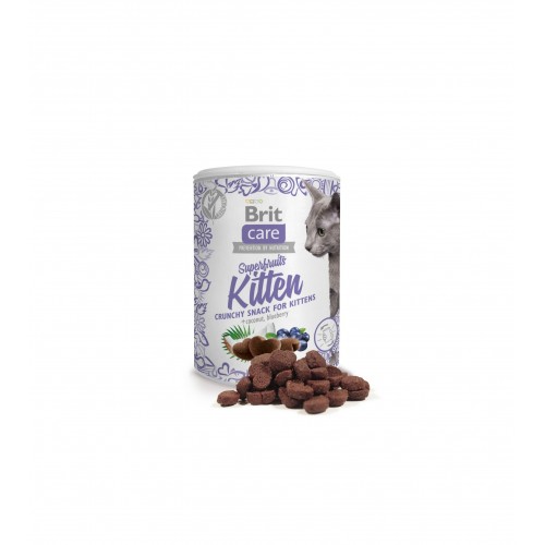 Brit Care Superfruits Crunchy Snack For Kittens (100g)