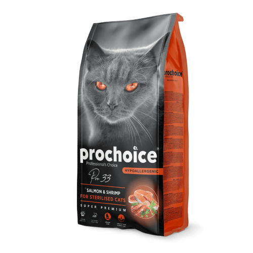 Prochoice Sterilised Adult Cat Food-Salmon And Shrimp (2kg)
