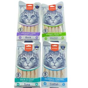 Wanpy Medicated Creamy Lickable Treats For Cat