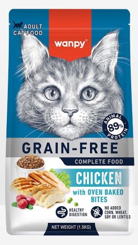 Wanpy Grain-Free Adult Dry Food-Chicken (1.5kg)