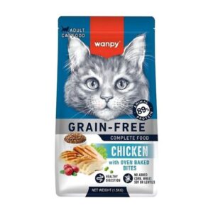 wanpy grain free adult dry food chicken (1.5kg)