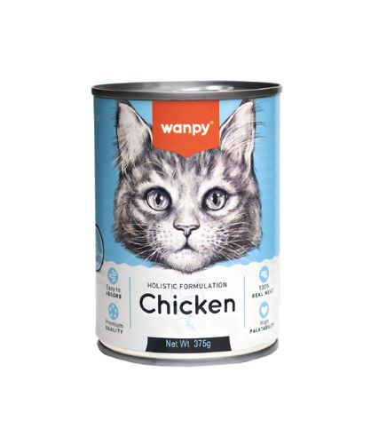 Wanpy Holistic Formulation Cat Tin-Chicken (375g)