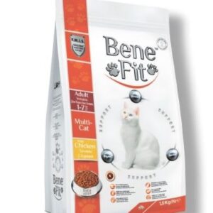 bene fit adult multi cat food chicken (1.5kg)