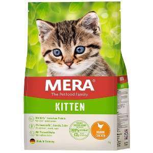 mera grain free kitten dry cat food chicken