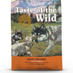 taste of the wild high prairie grain free dry dog food puppy formula
