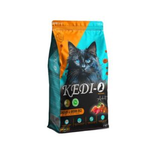 kedio cat food chicken & brown rice (1kg)