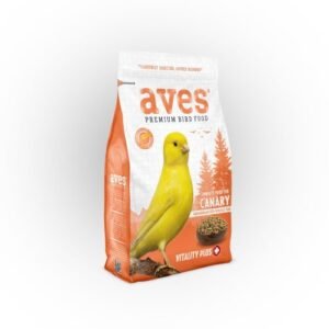 aves premium bird food complete food for canaries (500g)