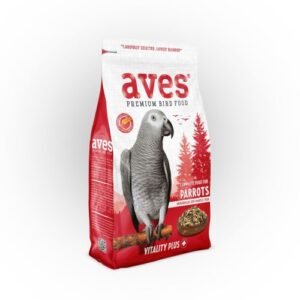 aves premium bird food complete food for parrots (750g)