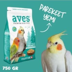 aves premium bird food complete food for parakeets (750g)