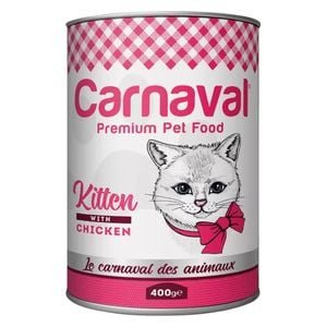 carnaval premium kitten tin food chicken(400g)