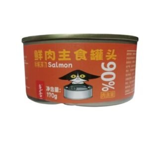 mr. pet fresh meat staple food canned salmon (170g)