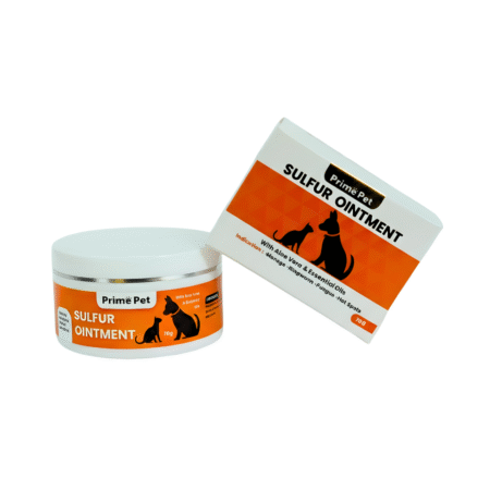 Prime Pet Sulfer Ointment For Cats & Dogs-Ringworm & Fungus (70g)
