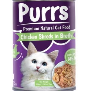 purrs canned food for cat chicken in broth (400g) (copy)