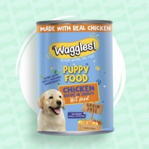 waggles puppy canned food chicken in garvy (400 g)