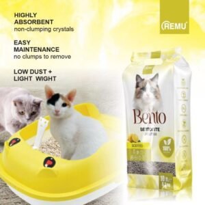 remu bentonite cat litter lemon scent (10l)