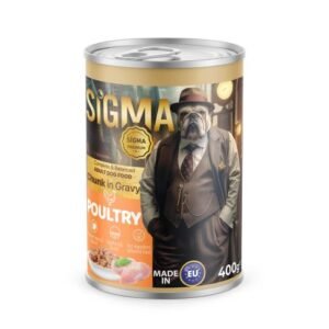 Sigma Chunk In Gravy Adult Dog Tin-Poultry (400g)
