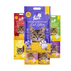 Flori Pet Premium Bentonite Cat Litter (10L)