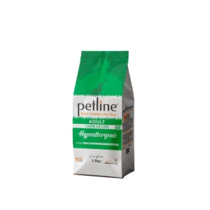 Petline Super Premium Adult Hypoallergenic Cat Food-Lamb & Rice (1.5kg)