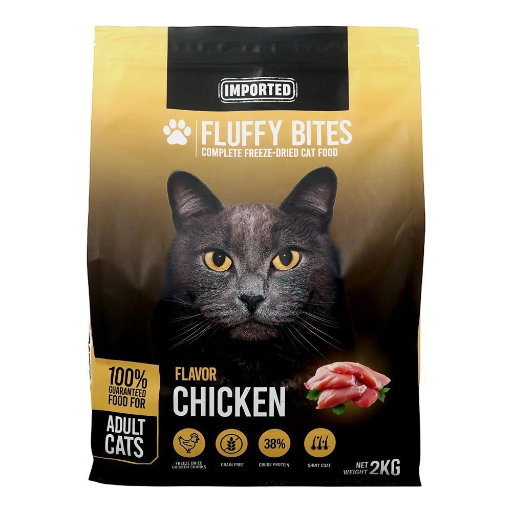 Fluffy Bites Adult Cat Food-Chicken (2Kg)